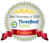 Best Business of 2019 - ThreeBest Rated - 5 Stars